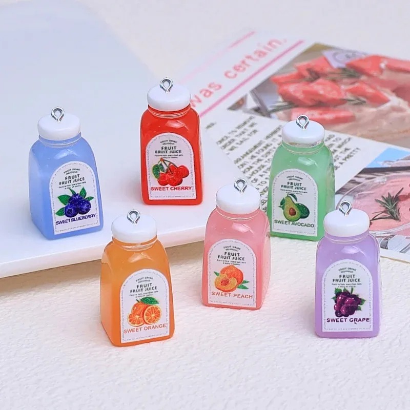 Resin Craft Material - 10 szt. uroczych mini zawieszek z
