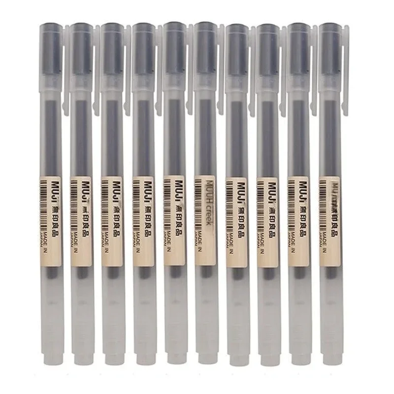 Pentel Pen Energel - 6/8 szt./zestaw Długopis żelowy MUJI czarny/czerwony/niebieski
