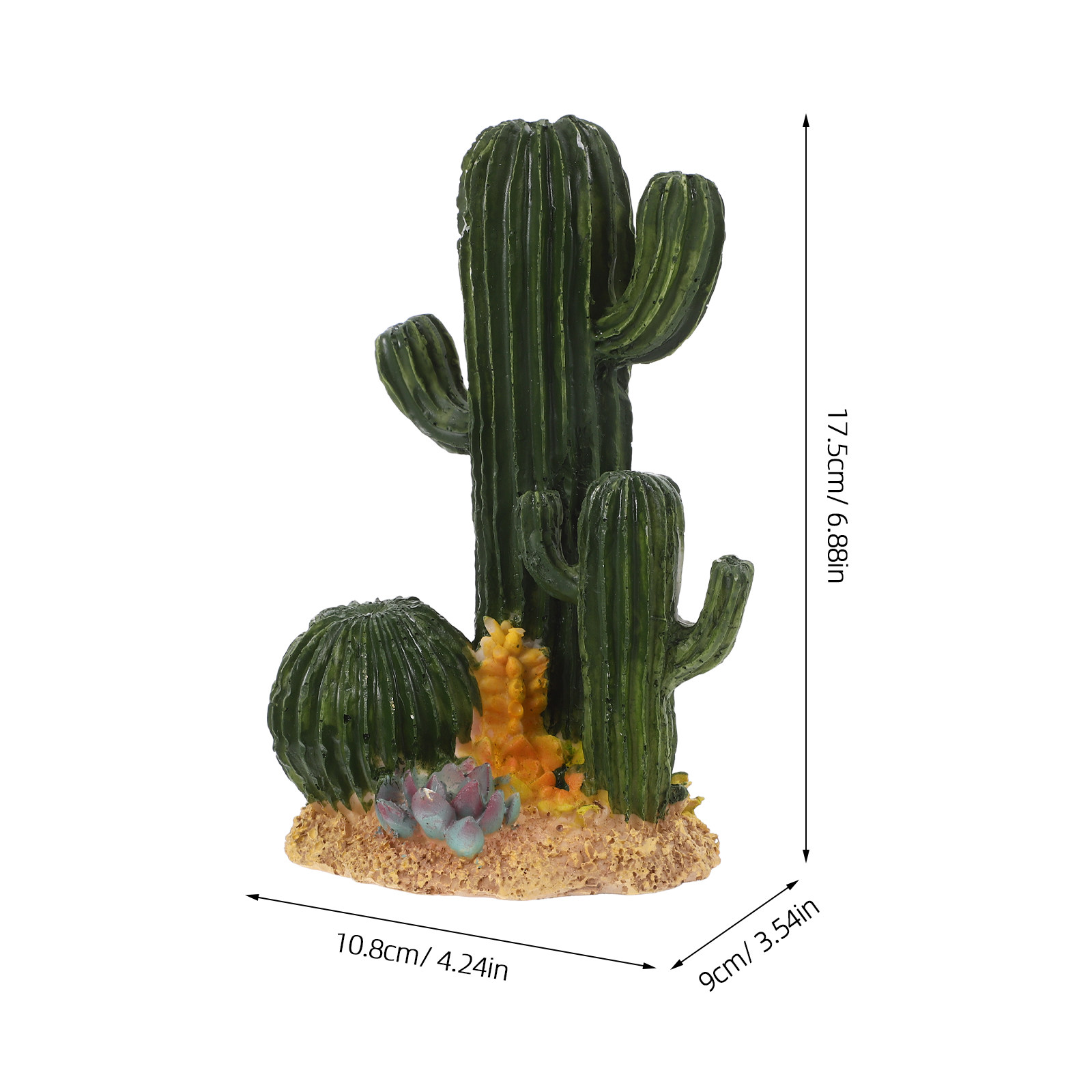 Sztuczny kaktus, duża sukulent – Terrarium Moss Art recenzja i cena