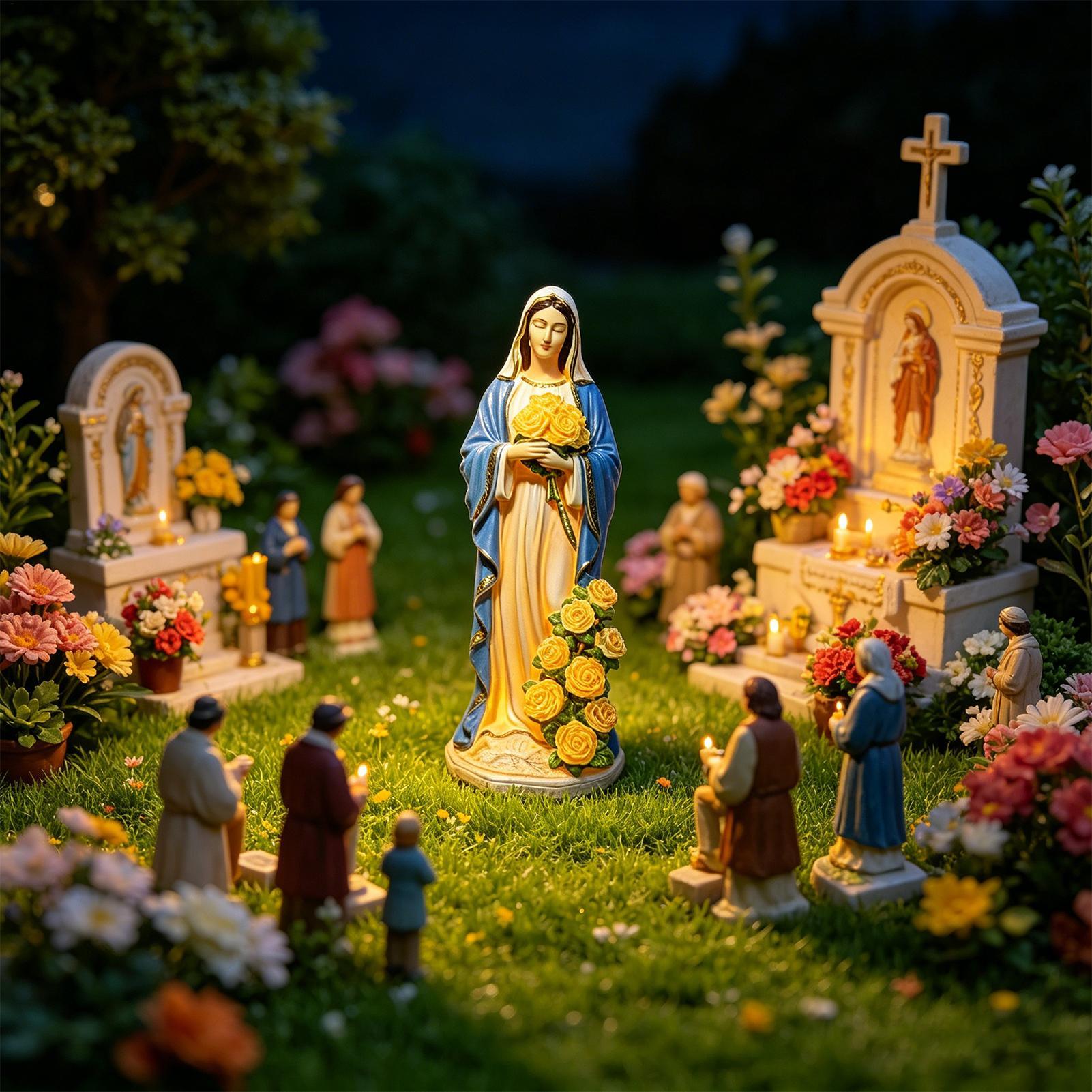 Statua Matki Boskiej zasilana  – Resin Crafts recenzja i cena