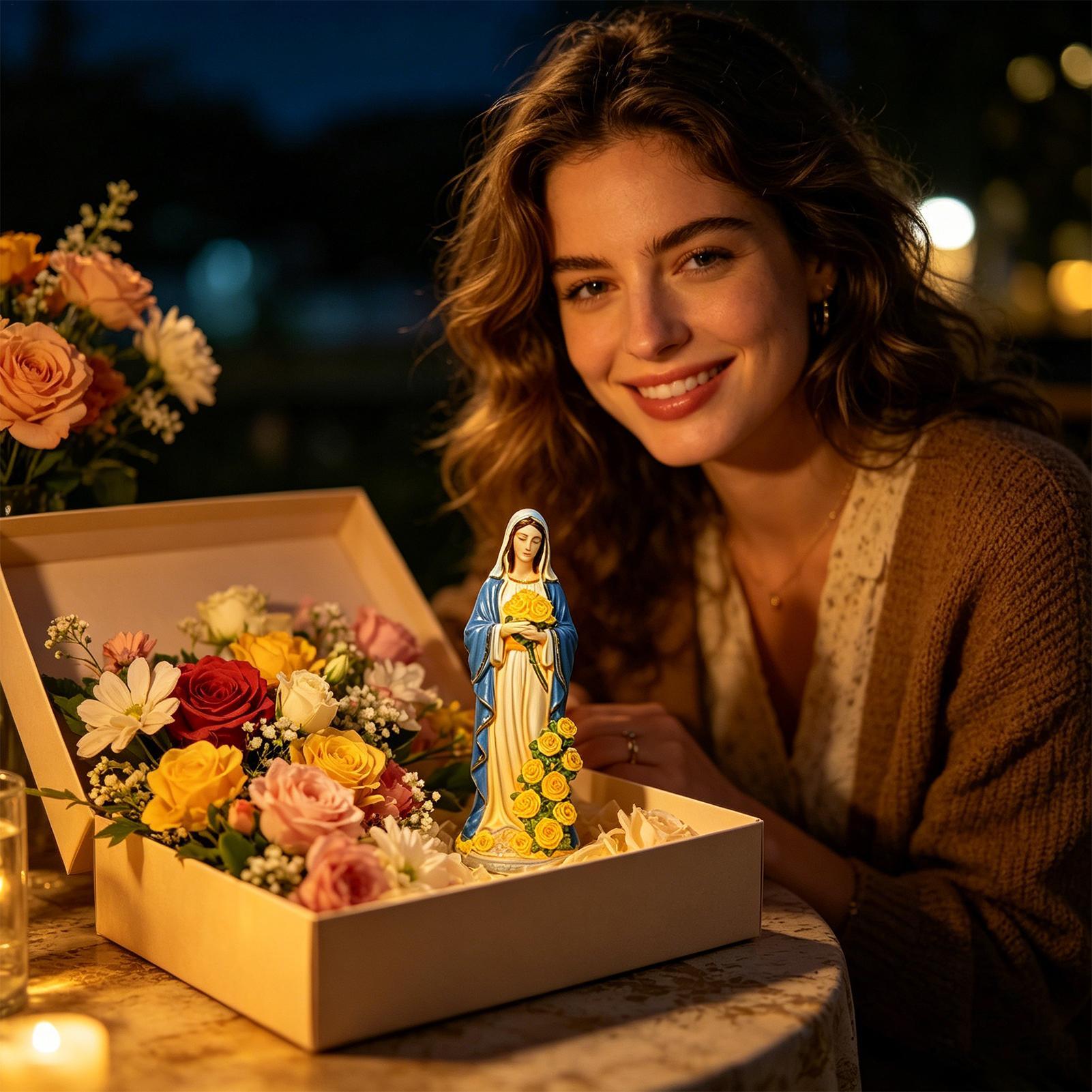 Statua Matki Boskiej zasilana  – Resin Crafts recenzja i cena
