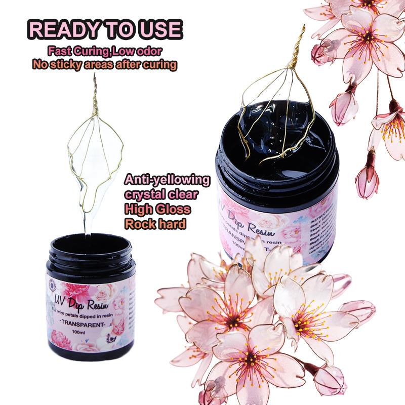 100 ml kleju żywicznego UV DIP – Flower Preservation Resin recenzja i cena