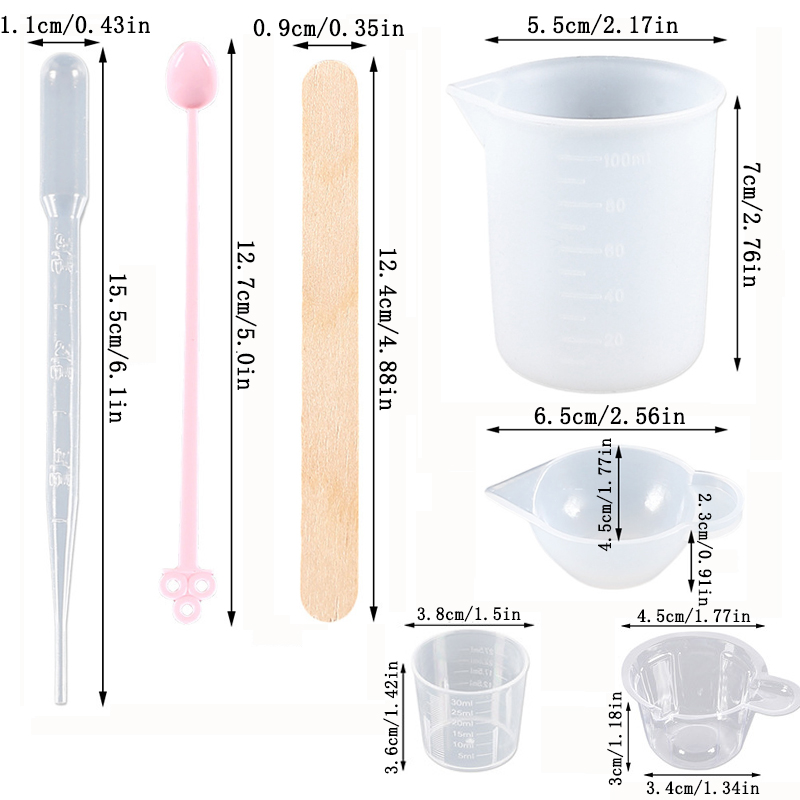 Zestaw narzędzi do odlewania ż – Mixing Cup Silicone recenzja i cena