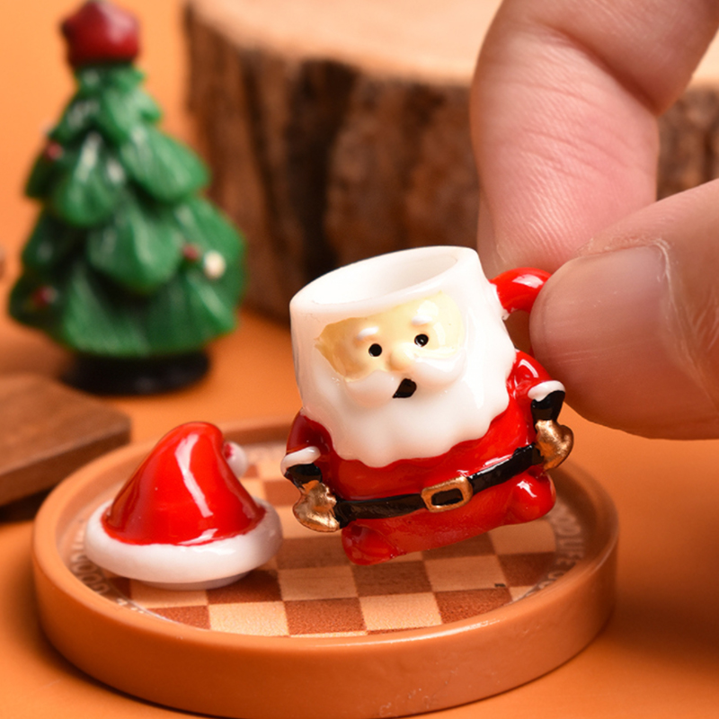 Mini Święty Mikołaj w filiżanc – Resin Craft Material recenzja i cena