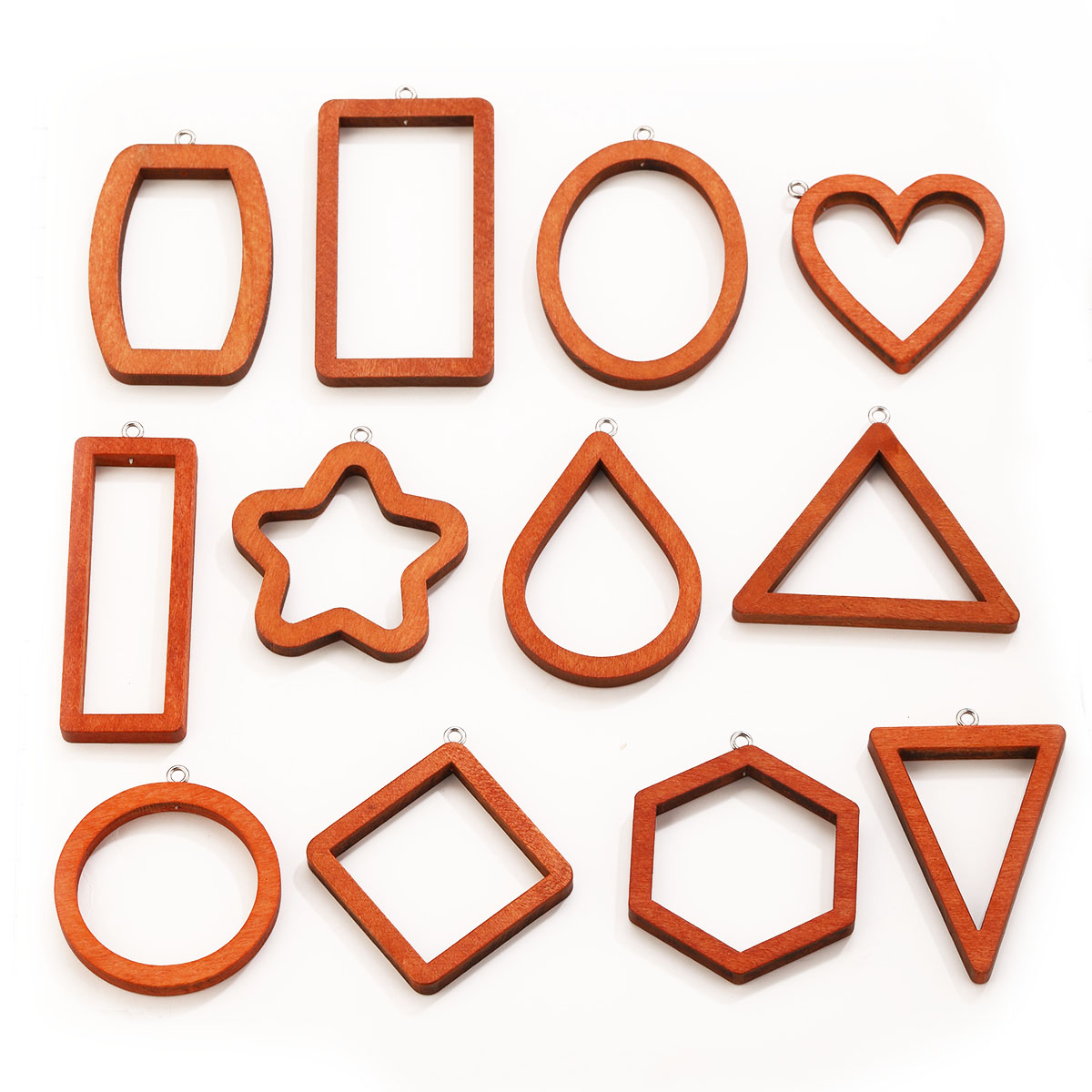 10 SZT. Drewniane geometryczne – Resin Craft Projects recenzja i cena
