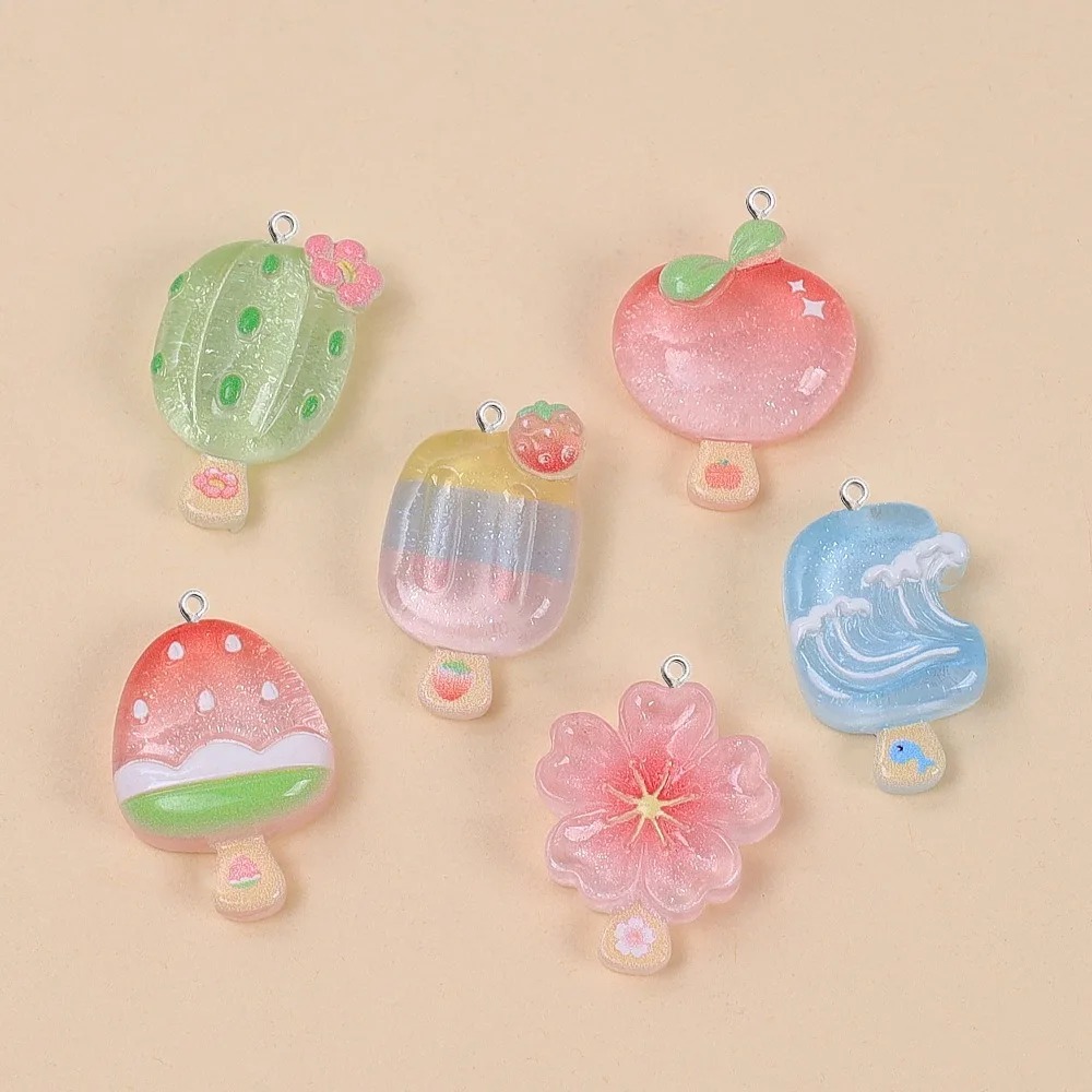 10 szt. Urocze letnie zawieszk – Resin Craft Material recenzja i cena